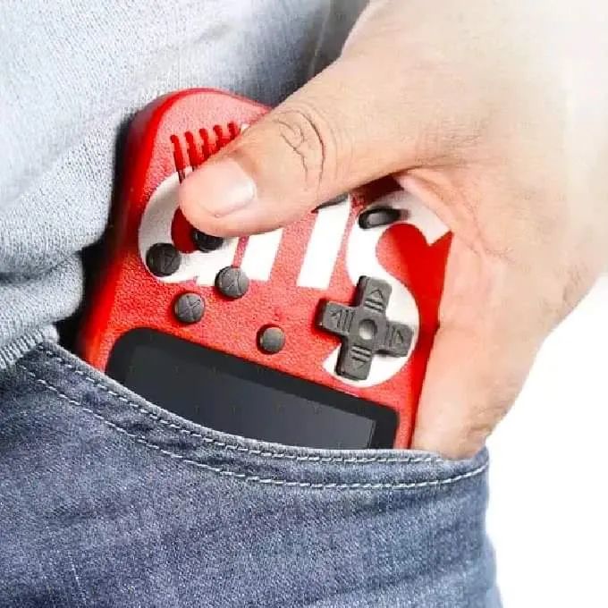 Sup Game Portable Video Game Box with Mario Super Mario Dr Mario Contra Turtles and Other 400 Games with Battery Included